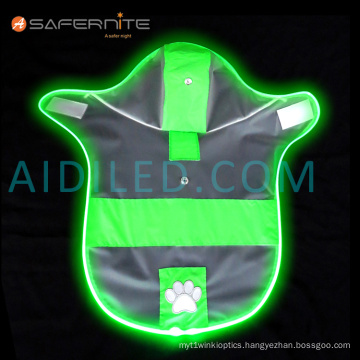 Led Glow Water Resistant Dog Raincoat